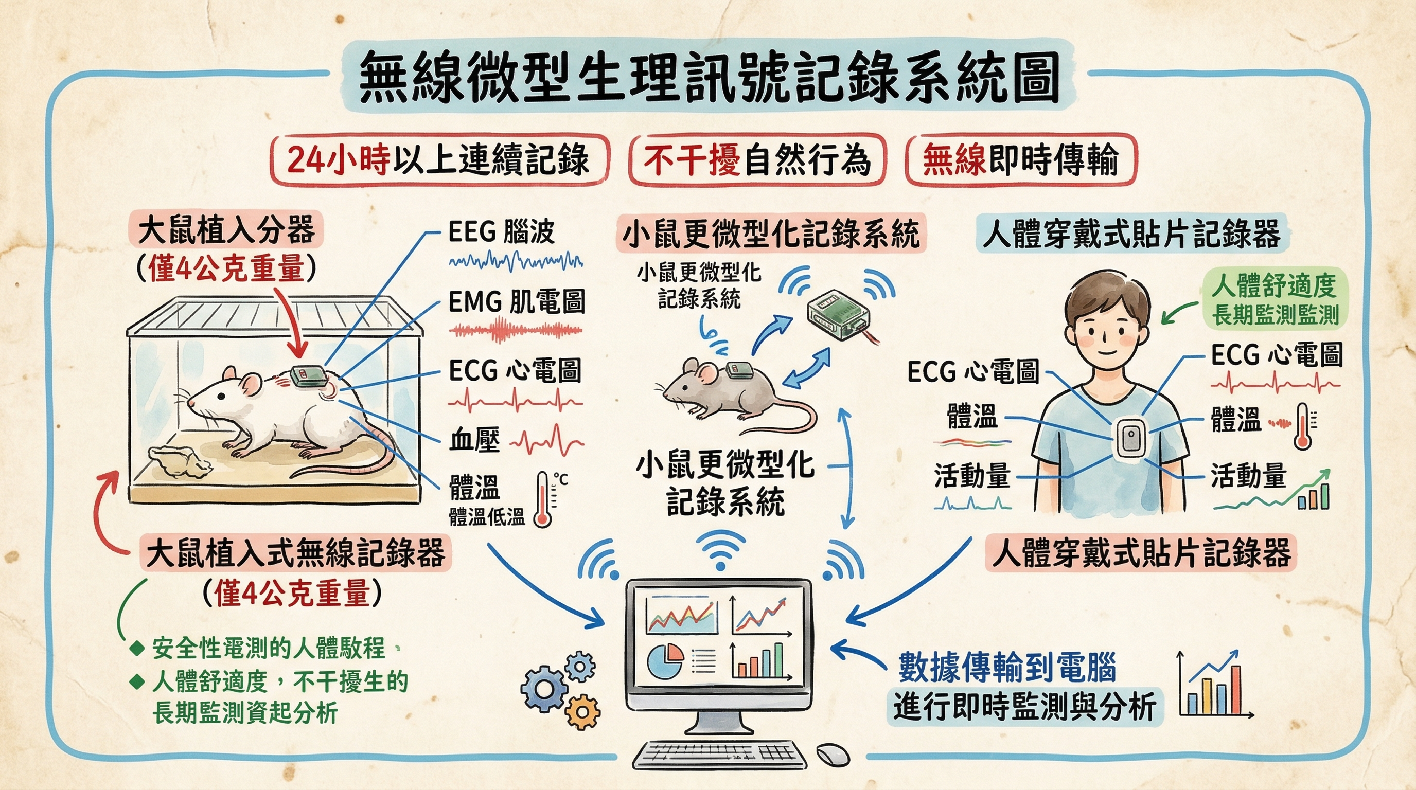 無線微型記錄系統